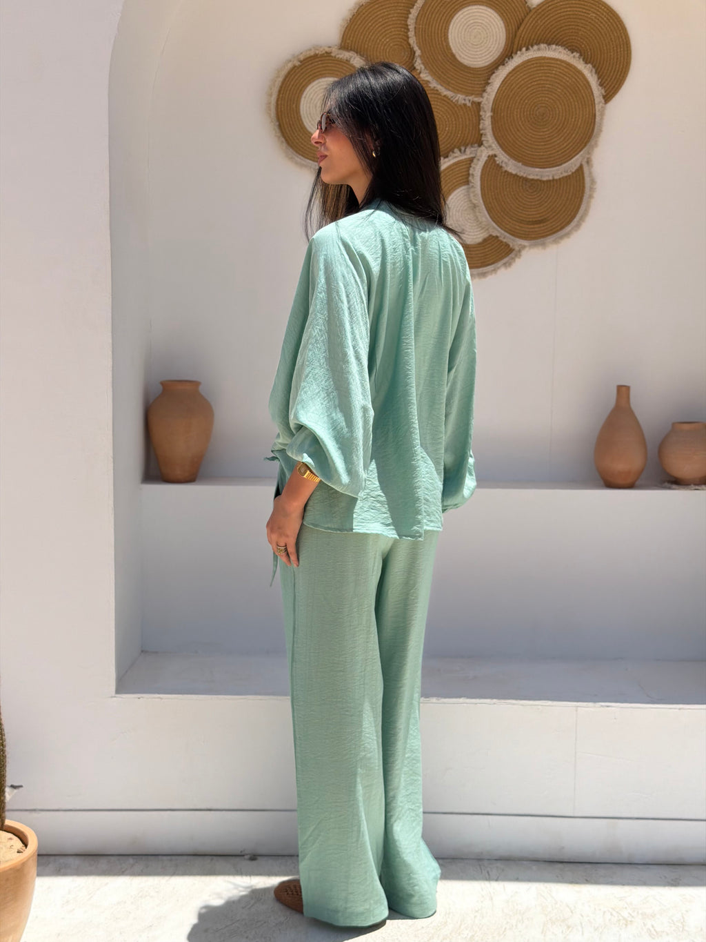 The Haven High-Low Set in Mint