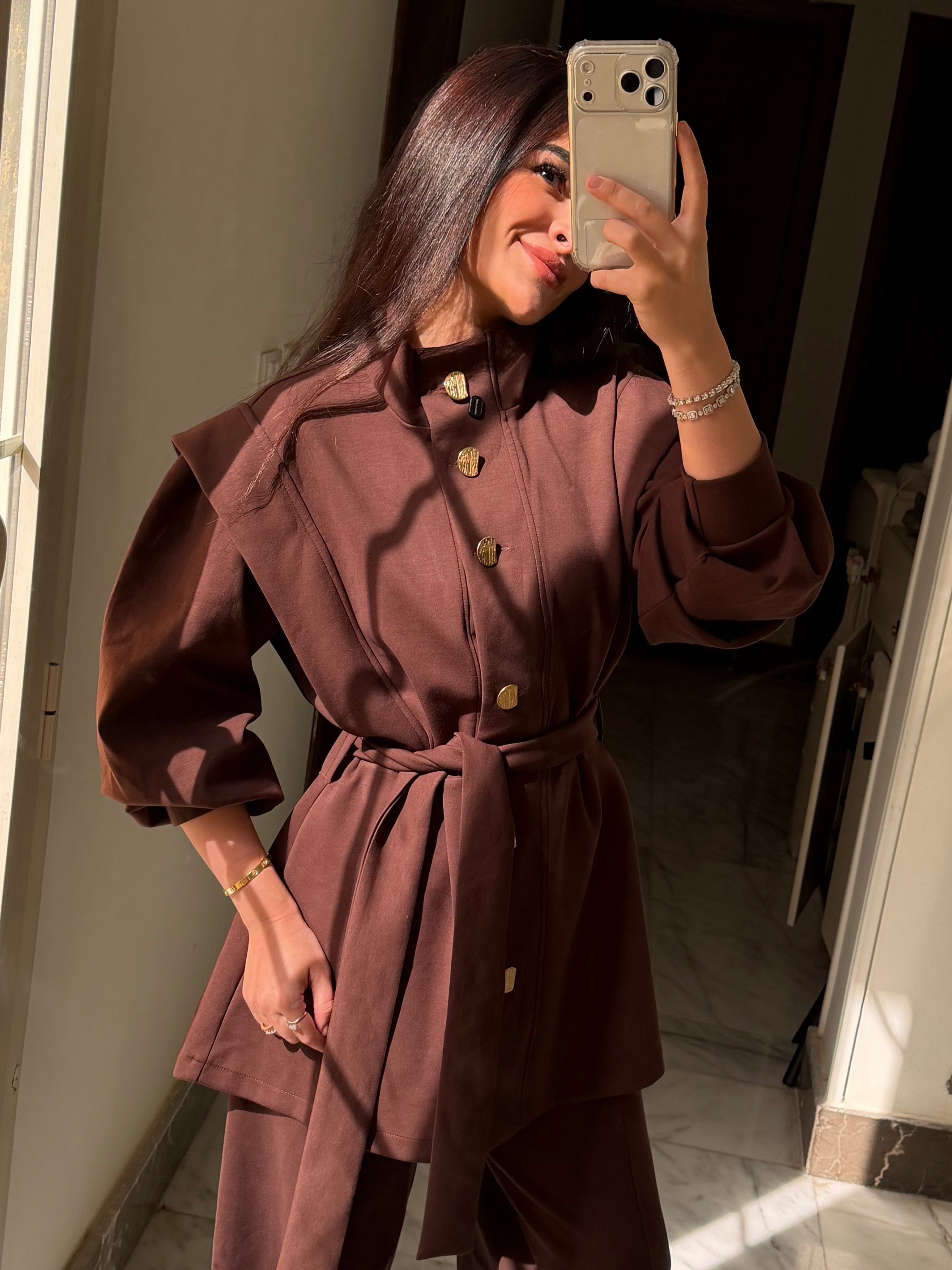 Brown Structured Full Set