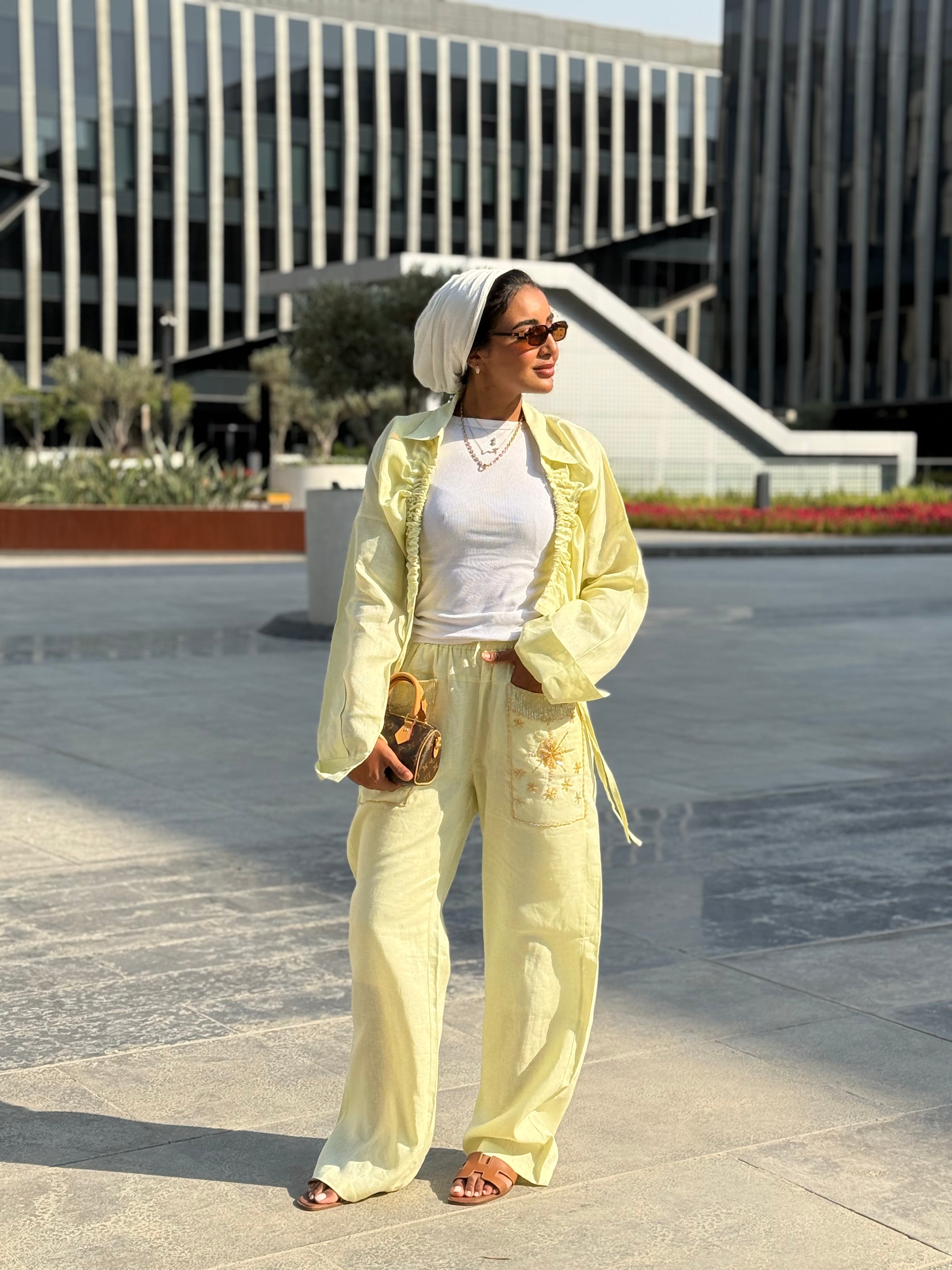 The Nomad Set in Butter Yellow