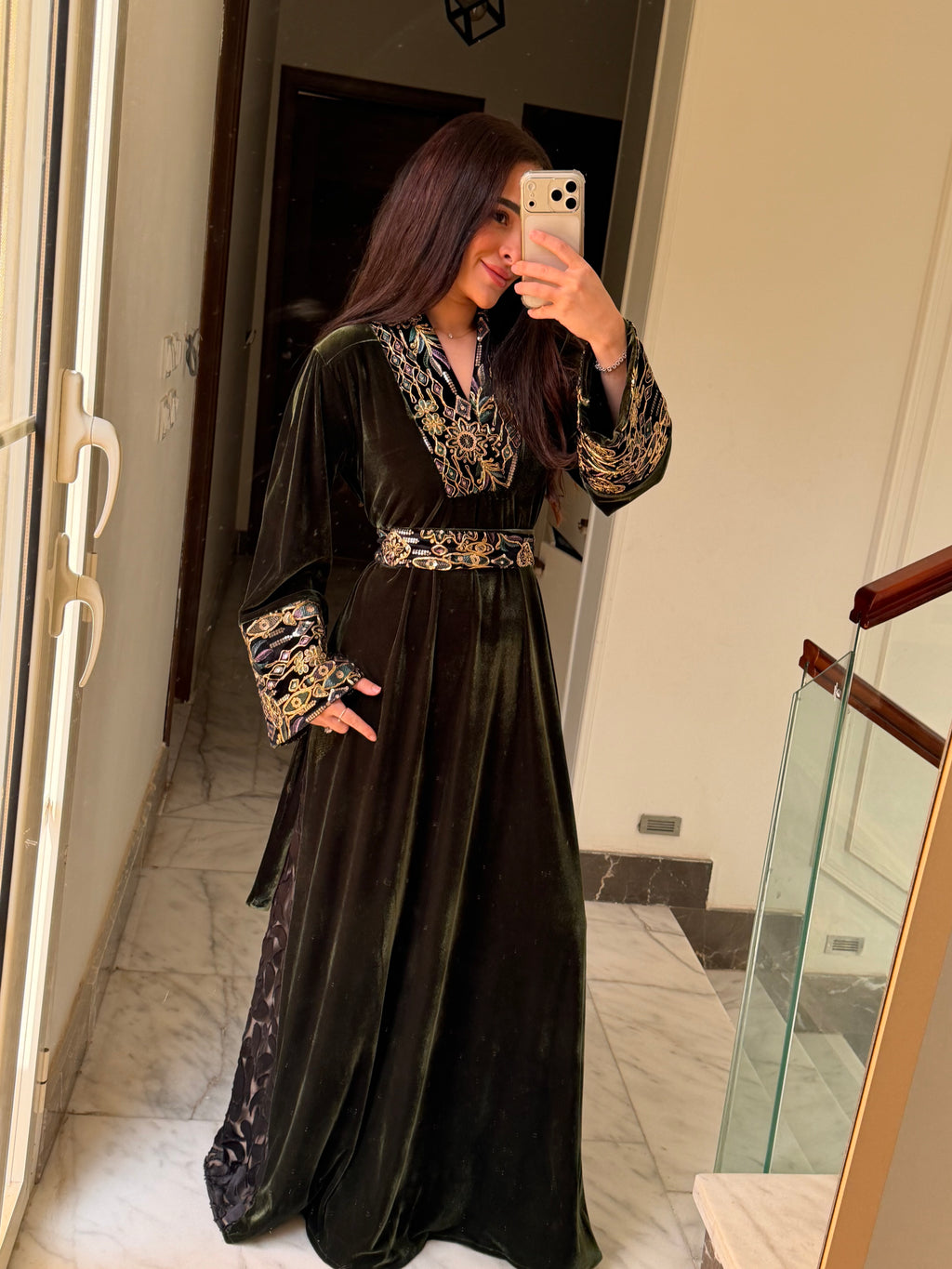 Sahara Olive Abaya