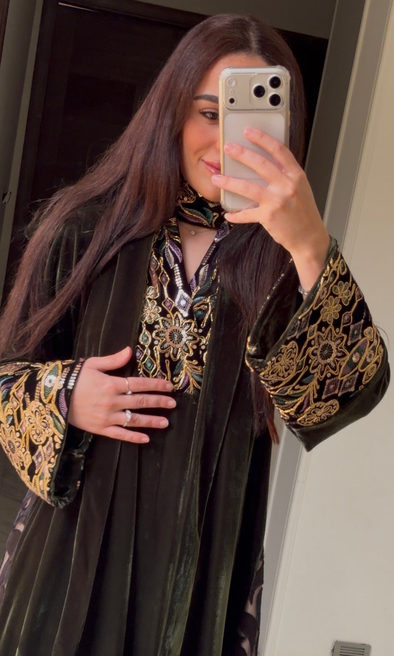 Sahara Olive Abaya