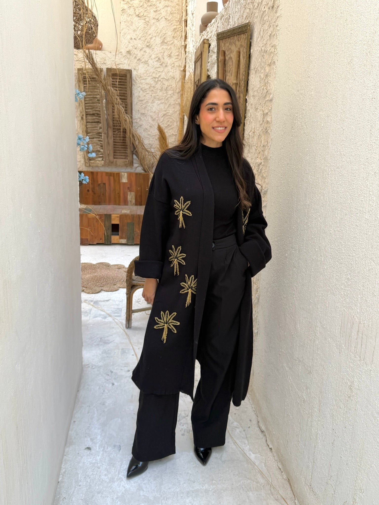 Palm Knitted Cardigan