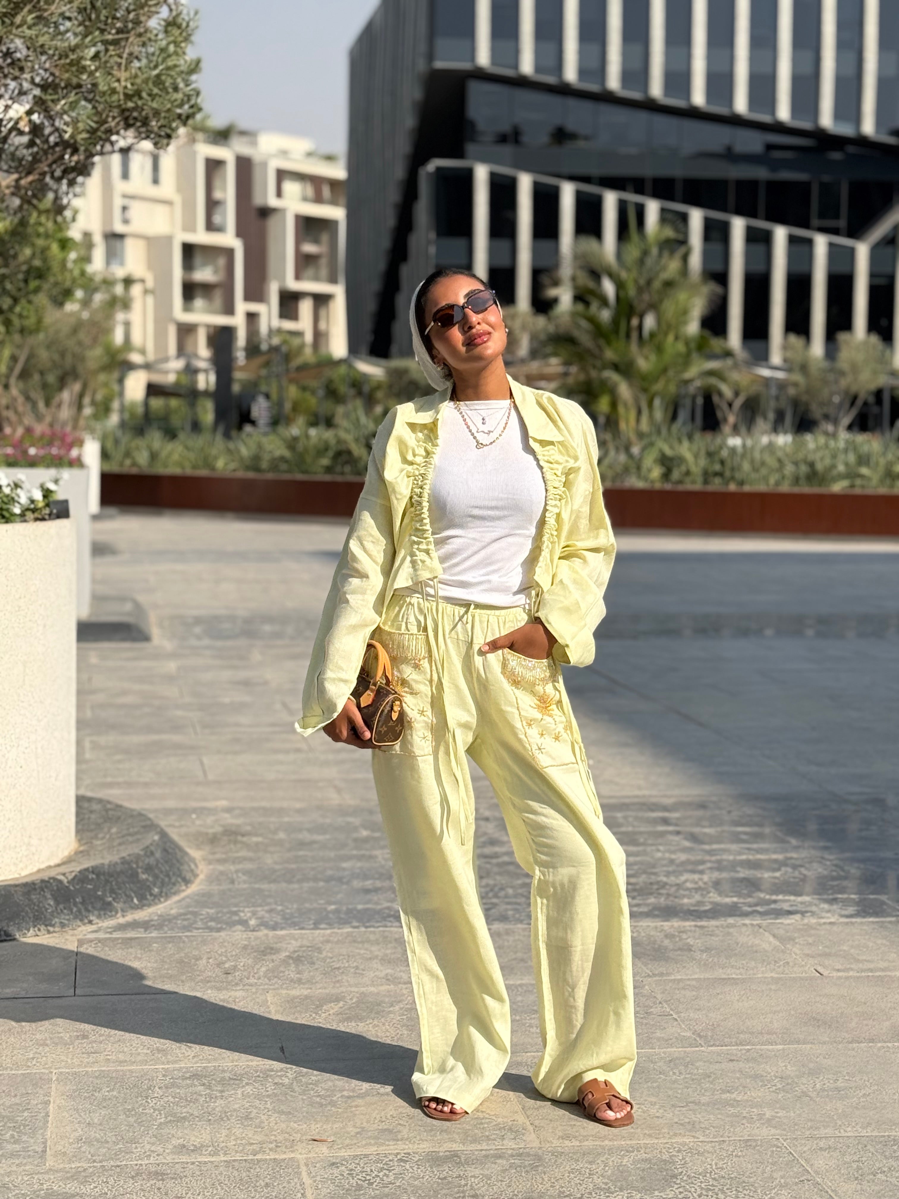 The Nomad Set in Butter Yellow