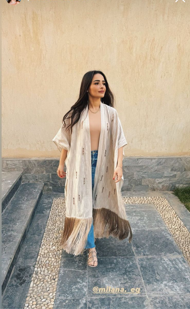 Tassels Beaded Kaftan