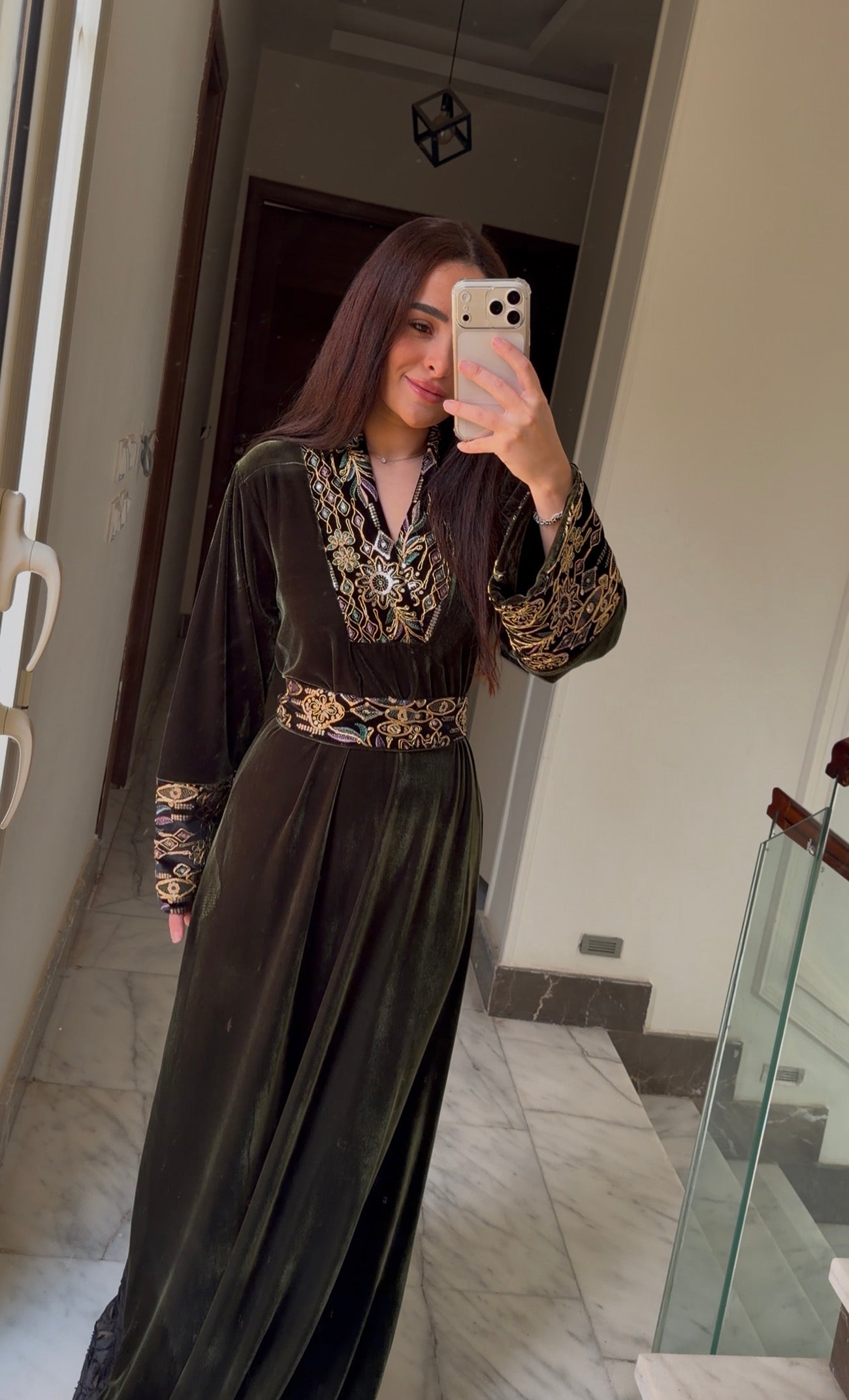 Sahara Olive Abaya