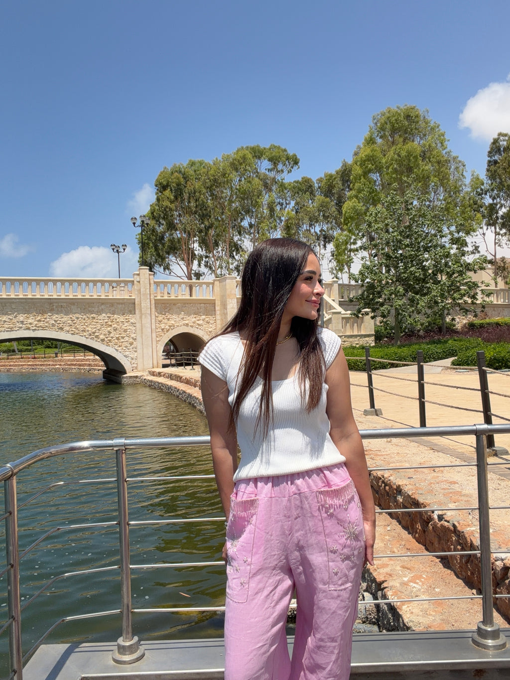 The Nomad Pants (only) in Soft Pink