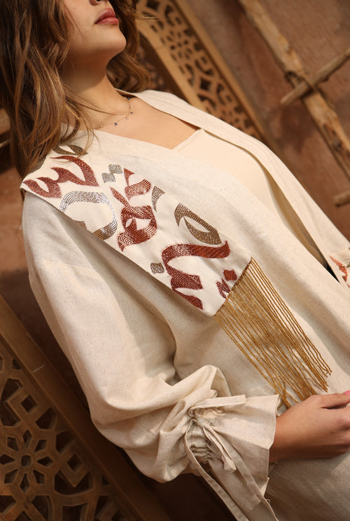 Arabic Calligraphy Kaftan