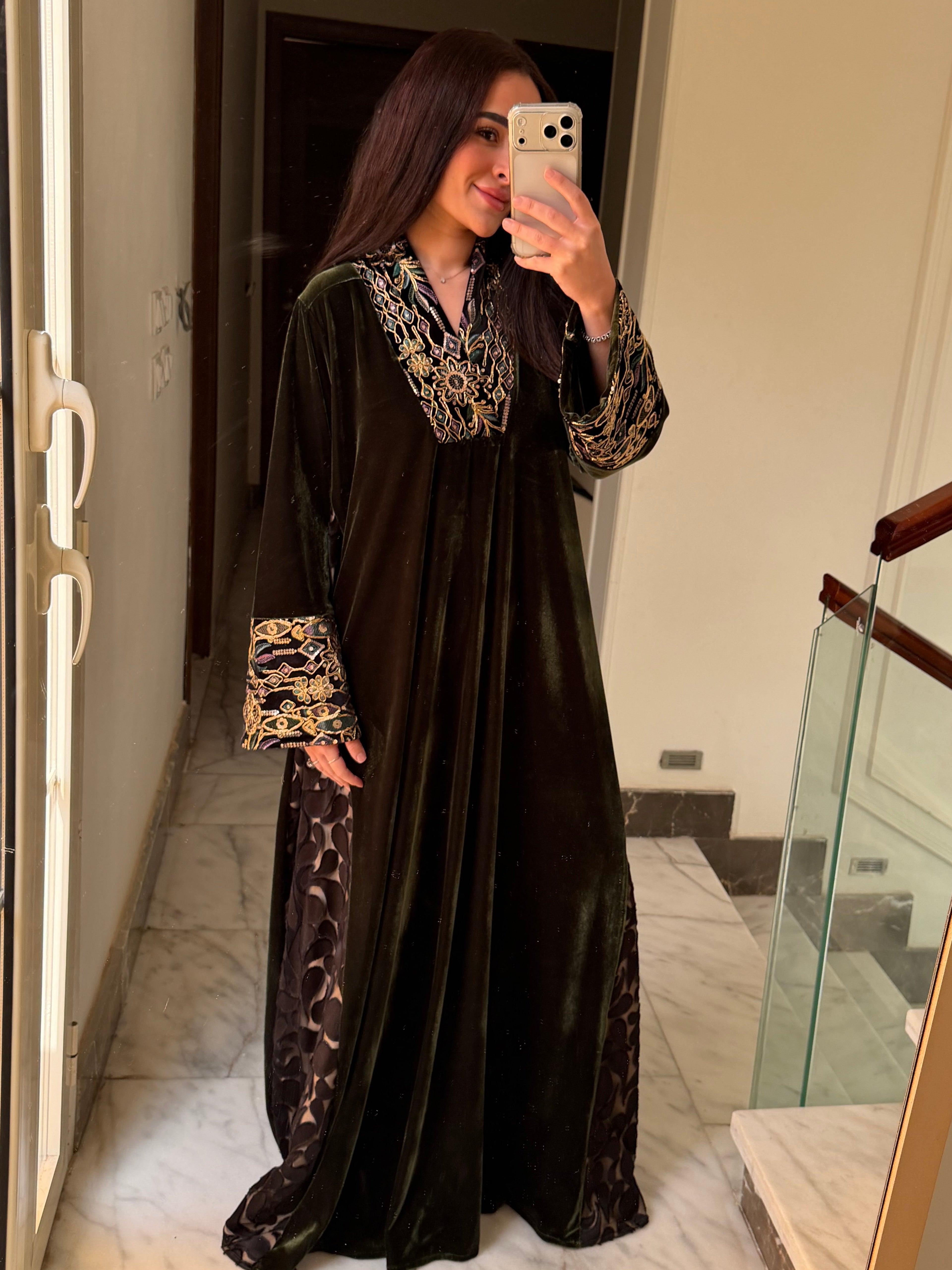 Sahara Olive Abaya