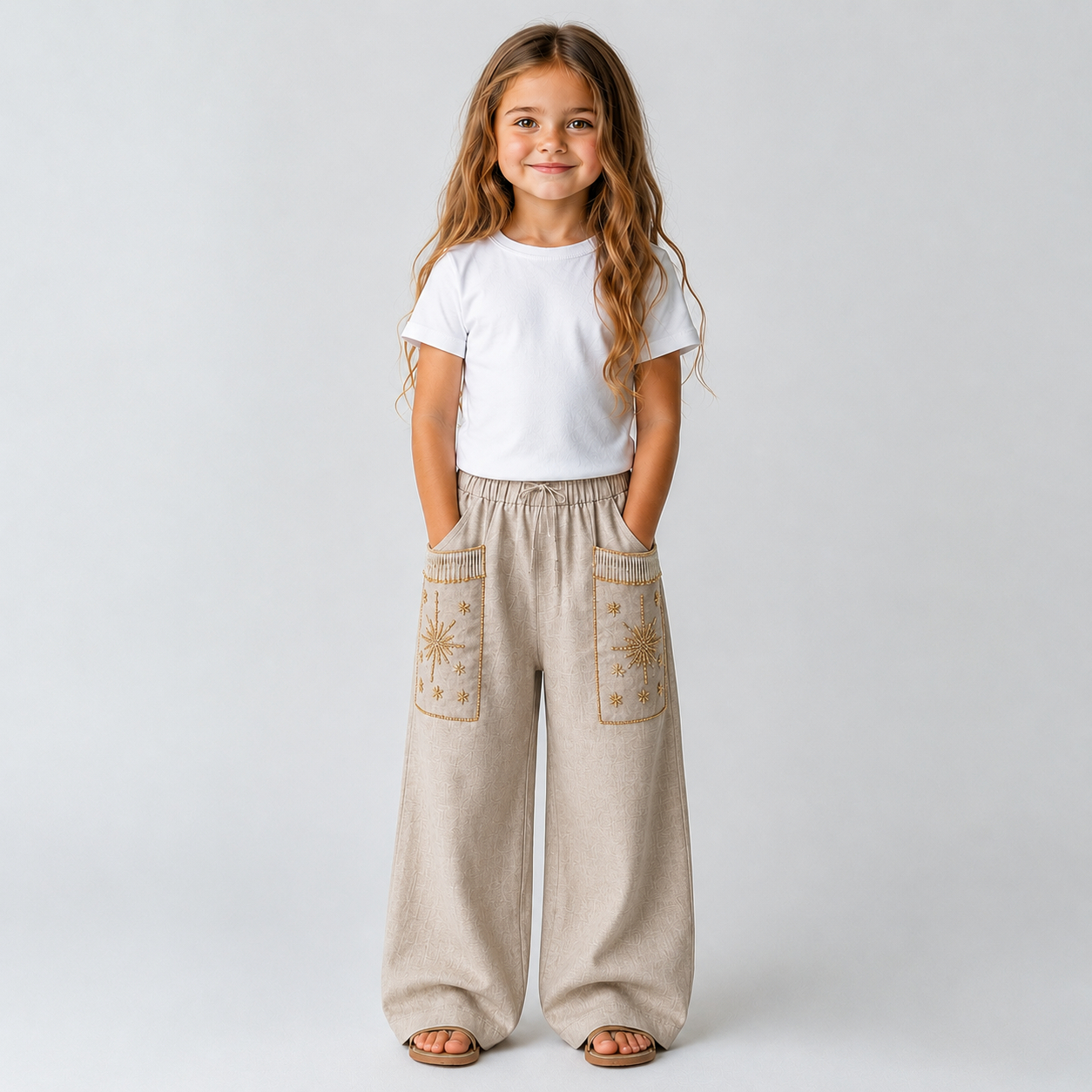 The Kids Nomad Pants (only) in Beige