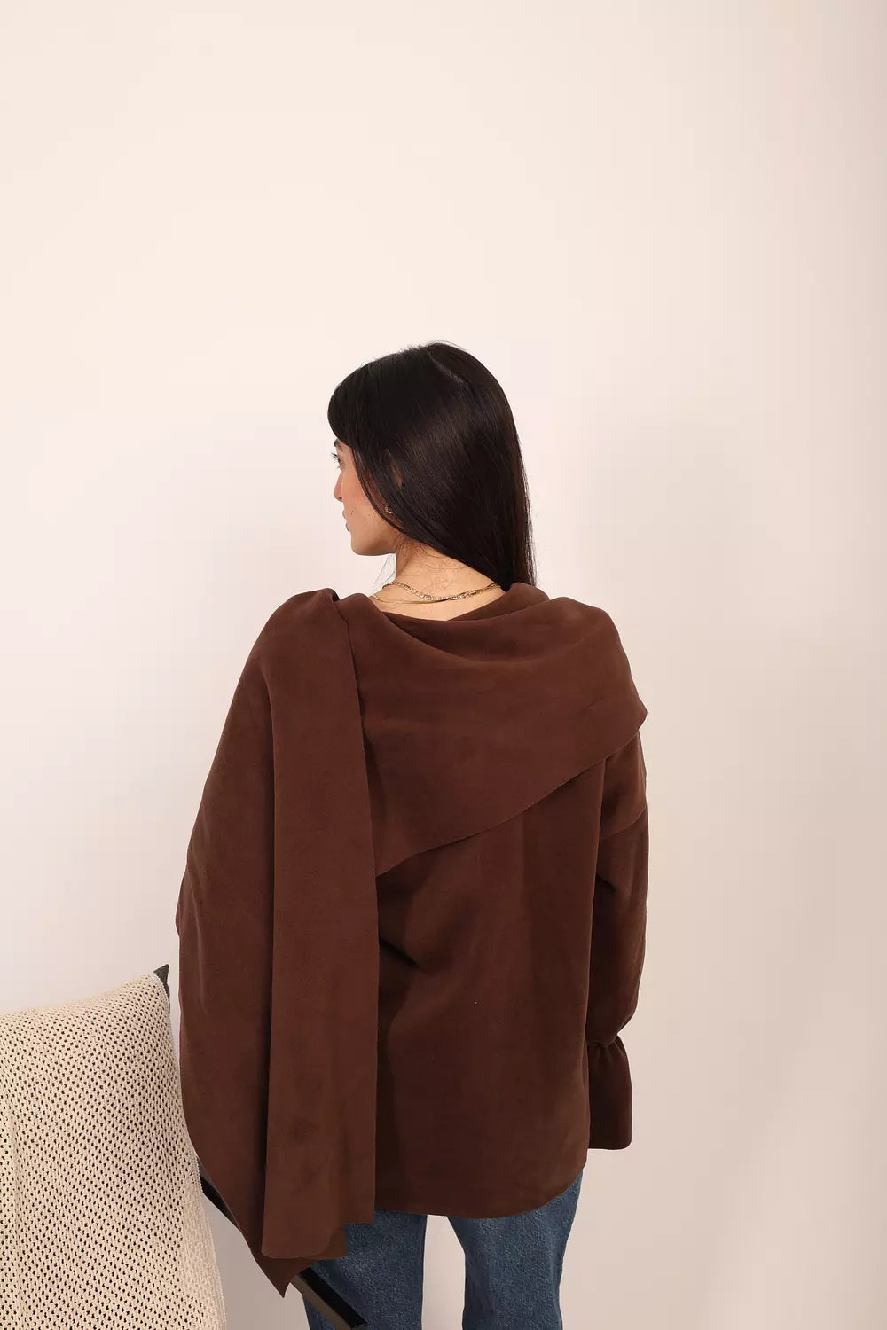Mocha Scarf Jacket
