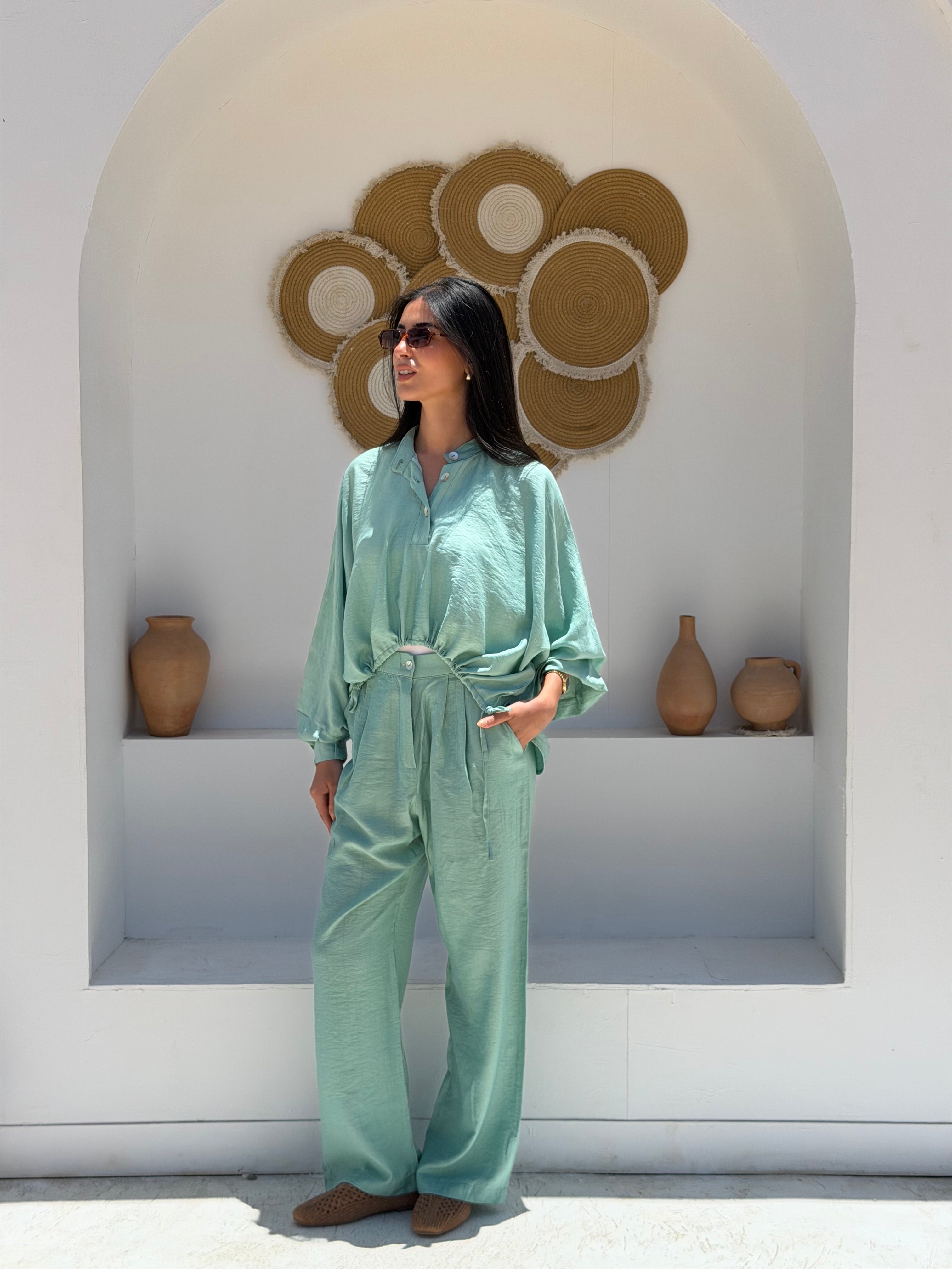 The Haven High-Low Set in Mint