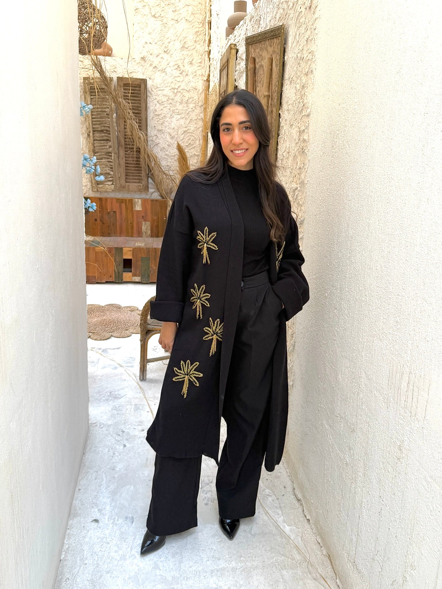 Palm Knitted Cardigan