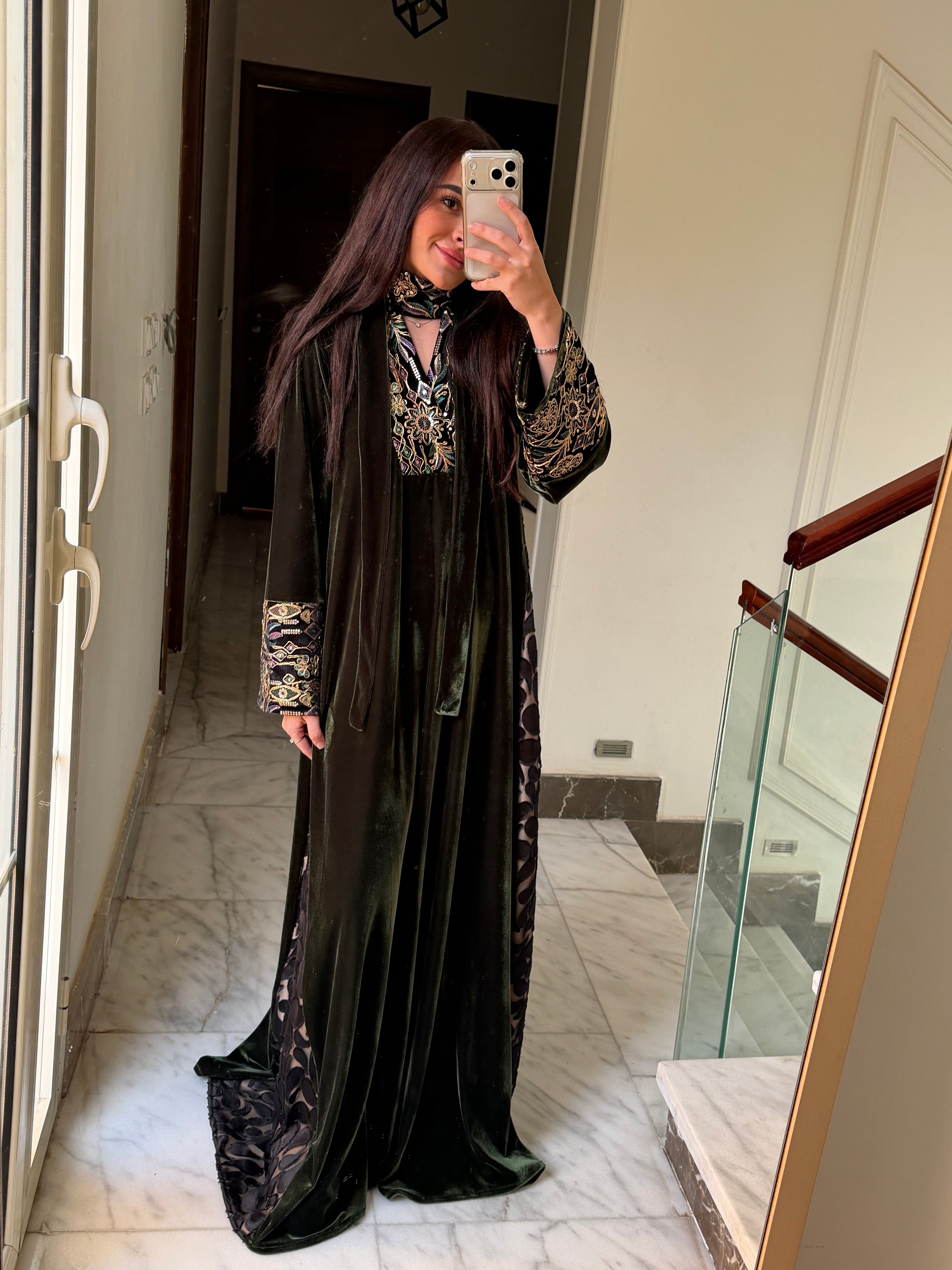Sahara Olive Abaya