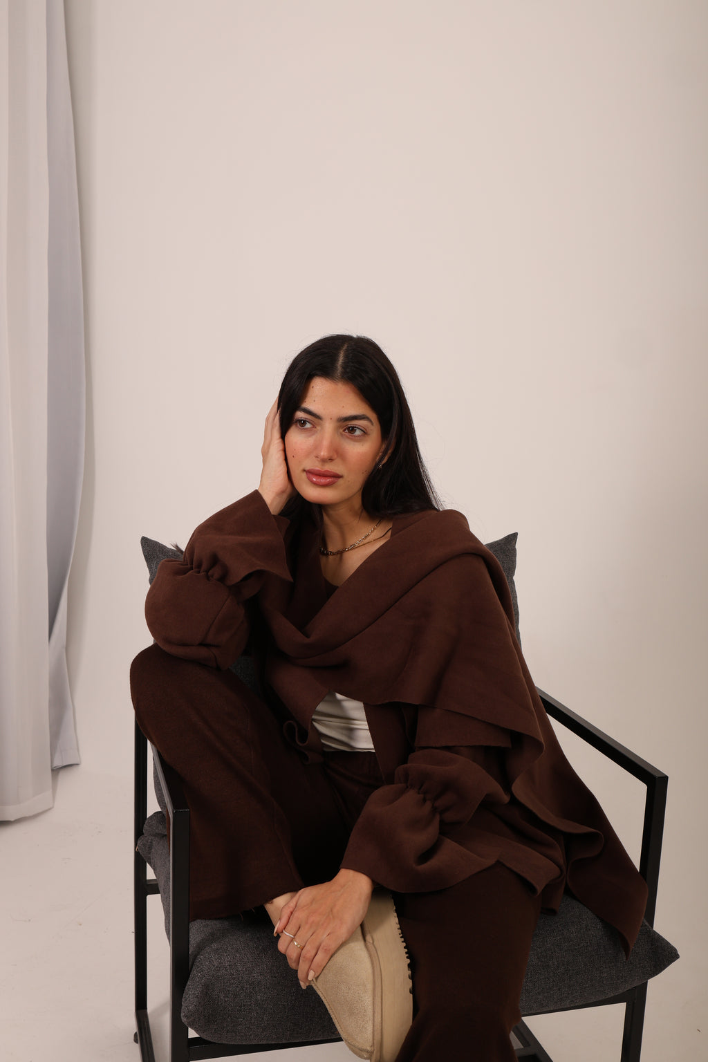 Mocha Scarf Set