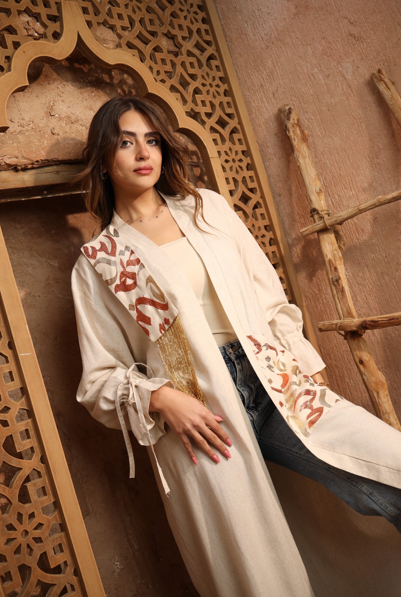 Arabic Calligraphy Kaftan
