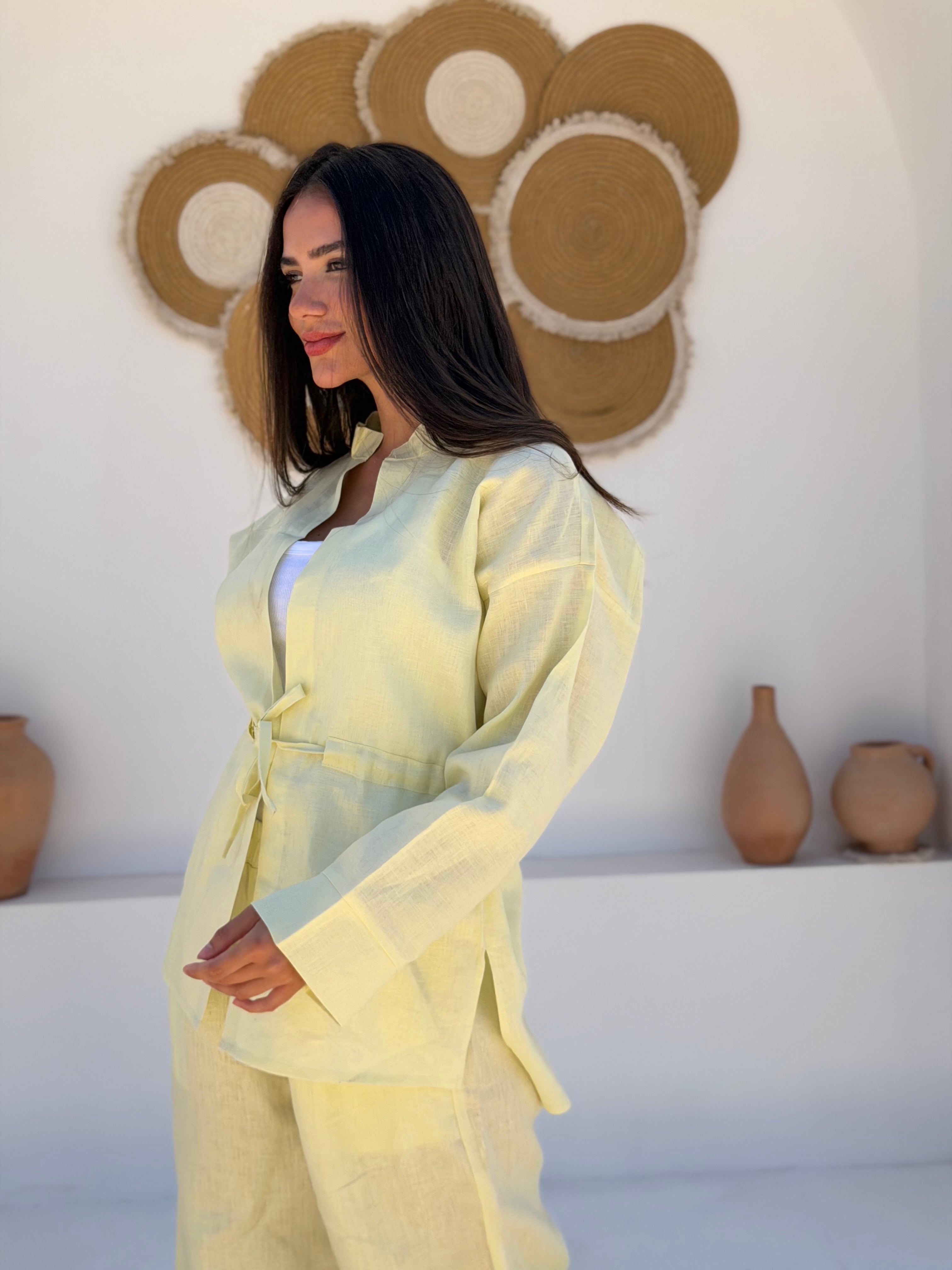 The Soleil Set in Butter Yellow