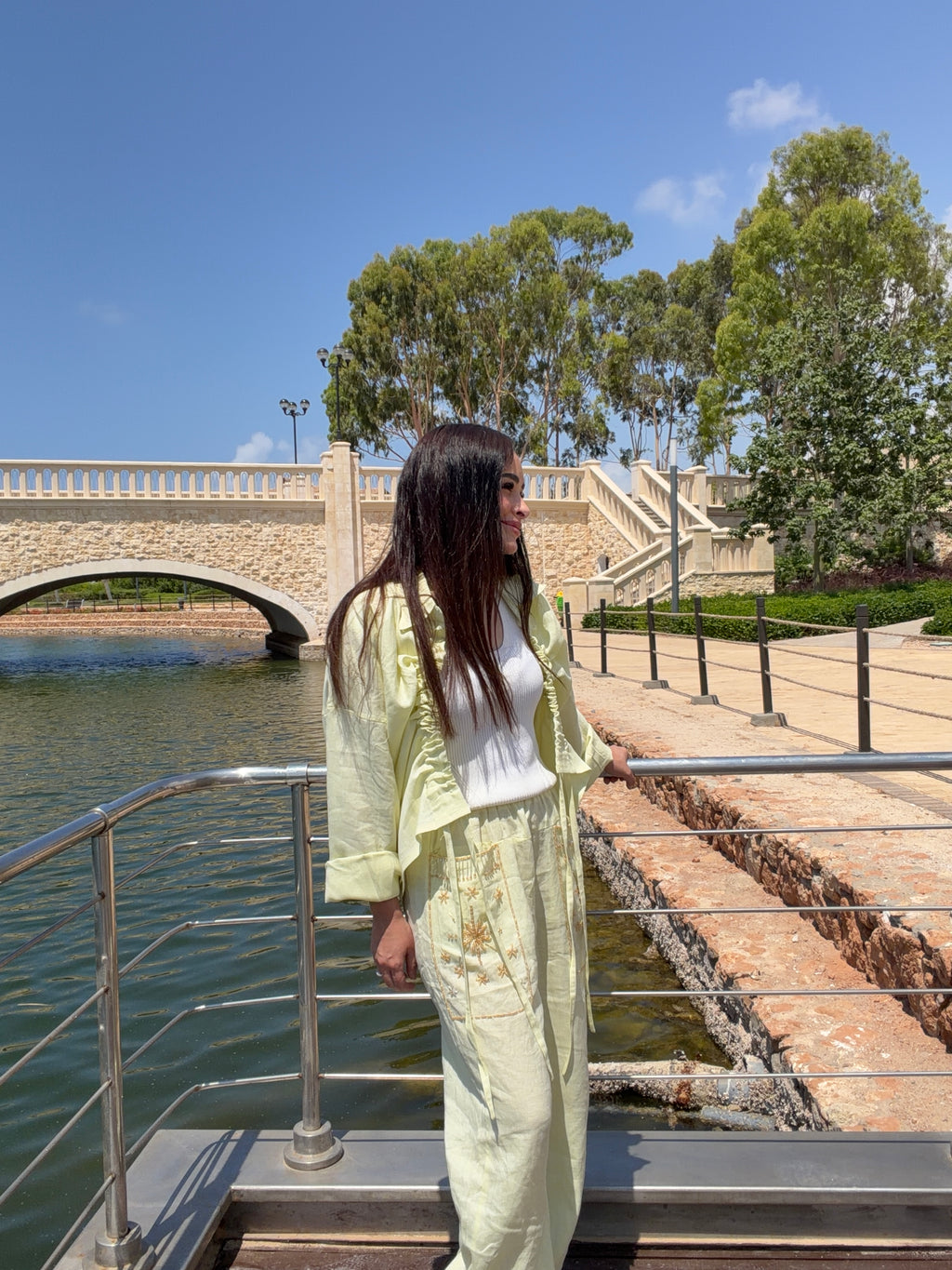 The Nomad Pants (only) in Butter Yellow
