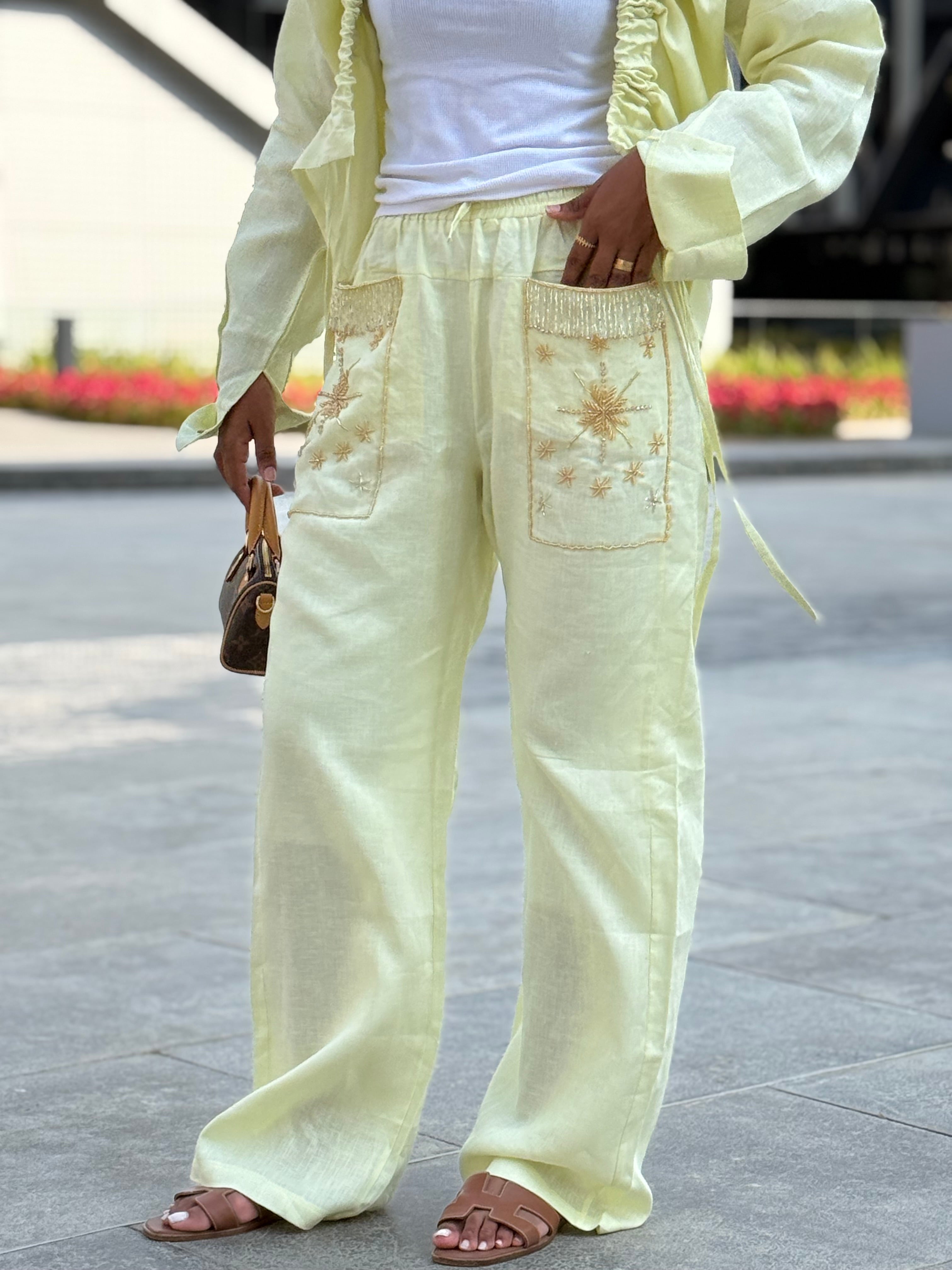 The Nomad Set in Butter Yellow