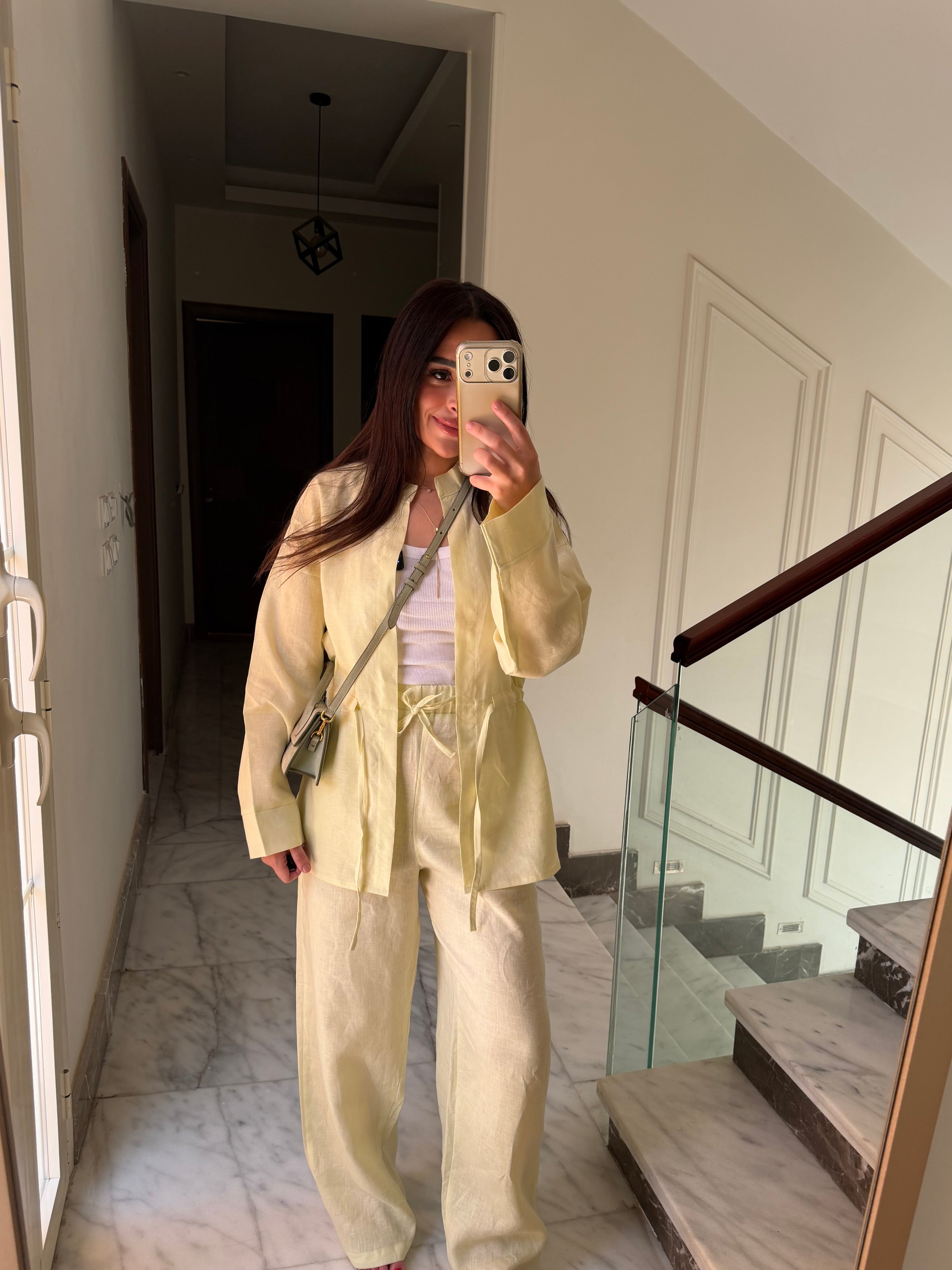 The Soleil Set in Butter Yellow