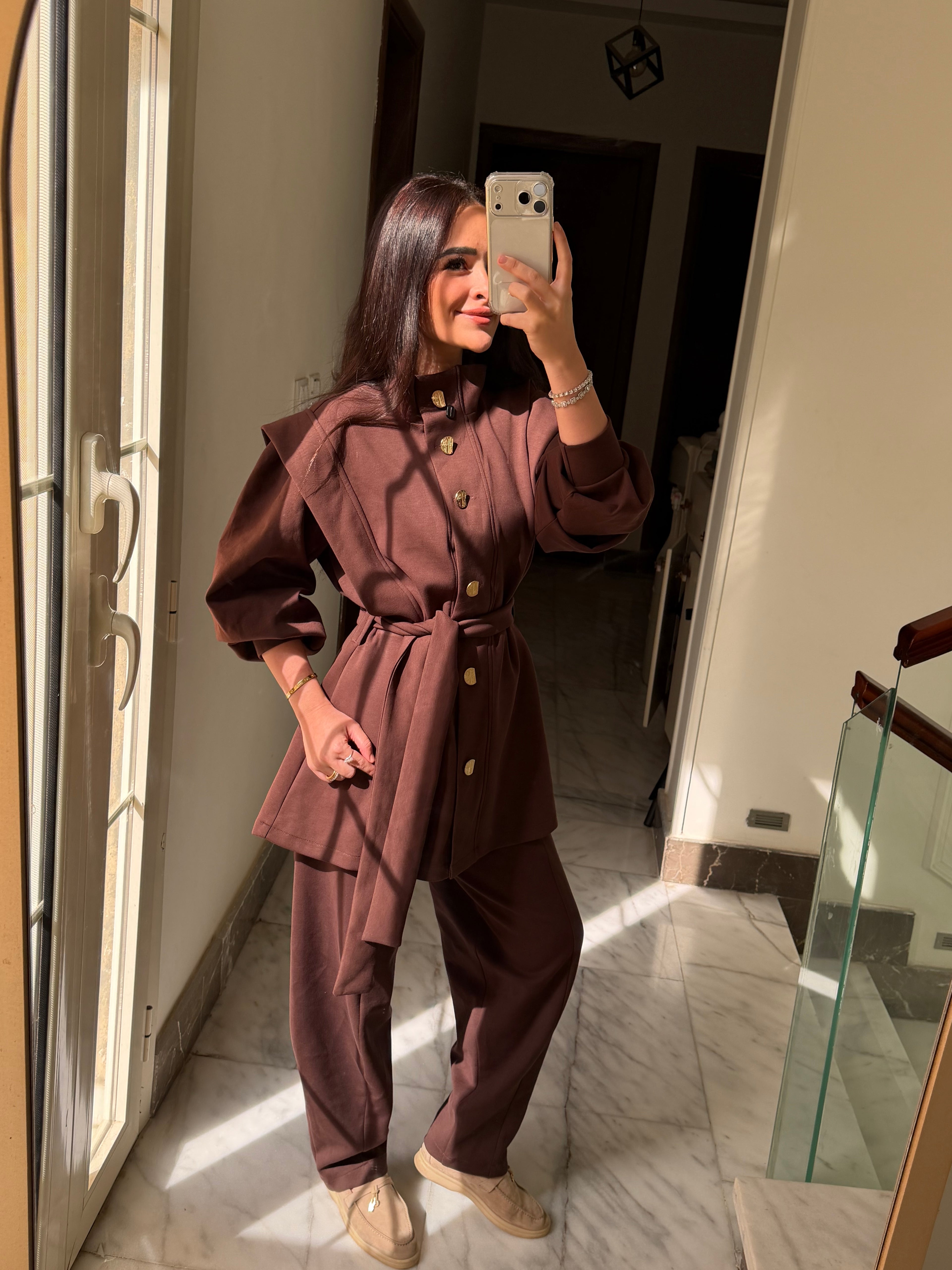 Brown Structured Full Set