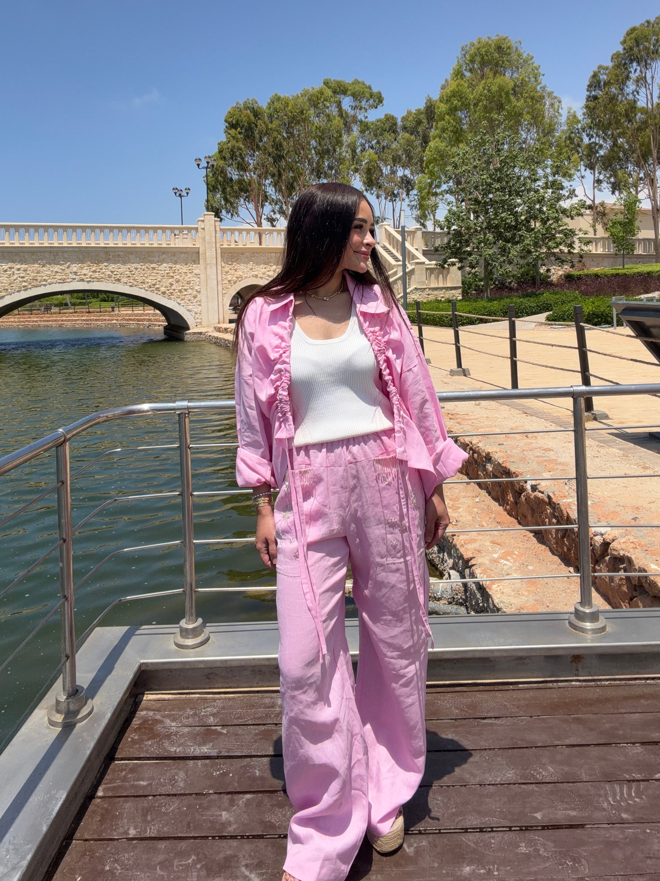 The Nomad Set in Soft Pink