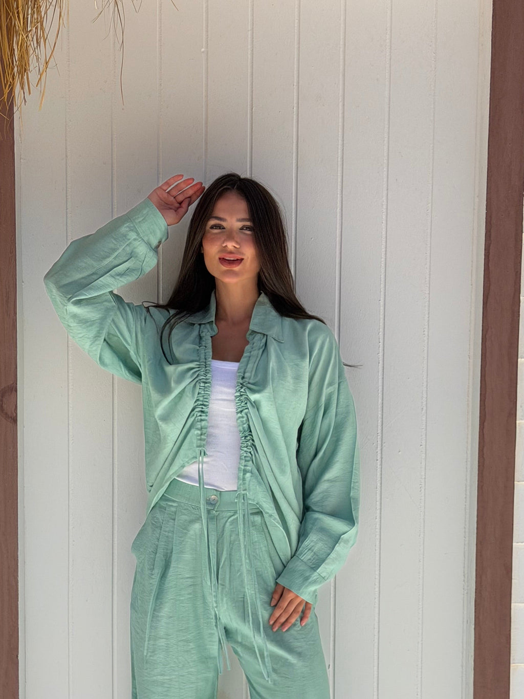 The Meadow Top (only) in Mint