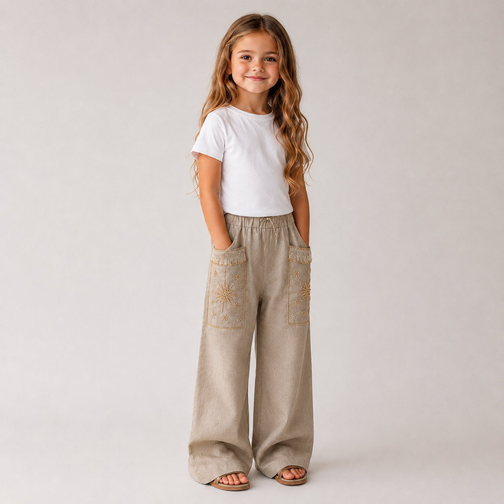The Kids Nomad Pants (only) in Taupe