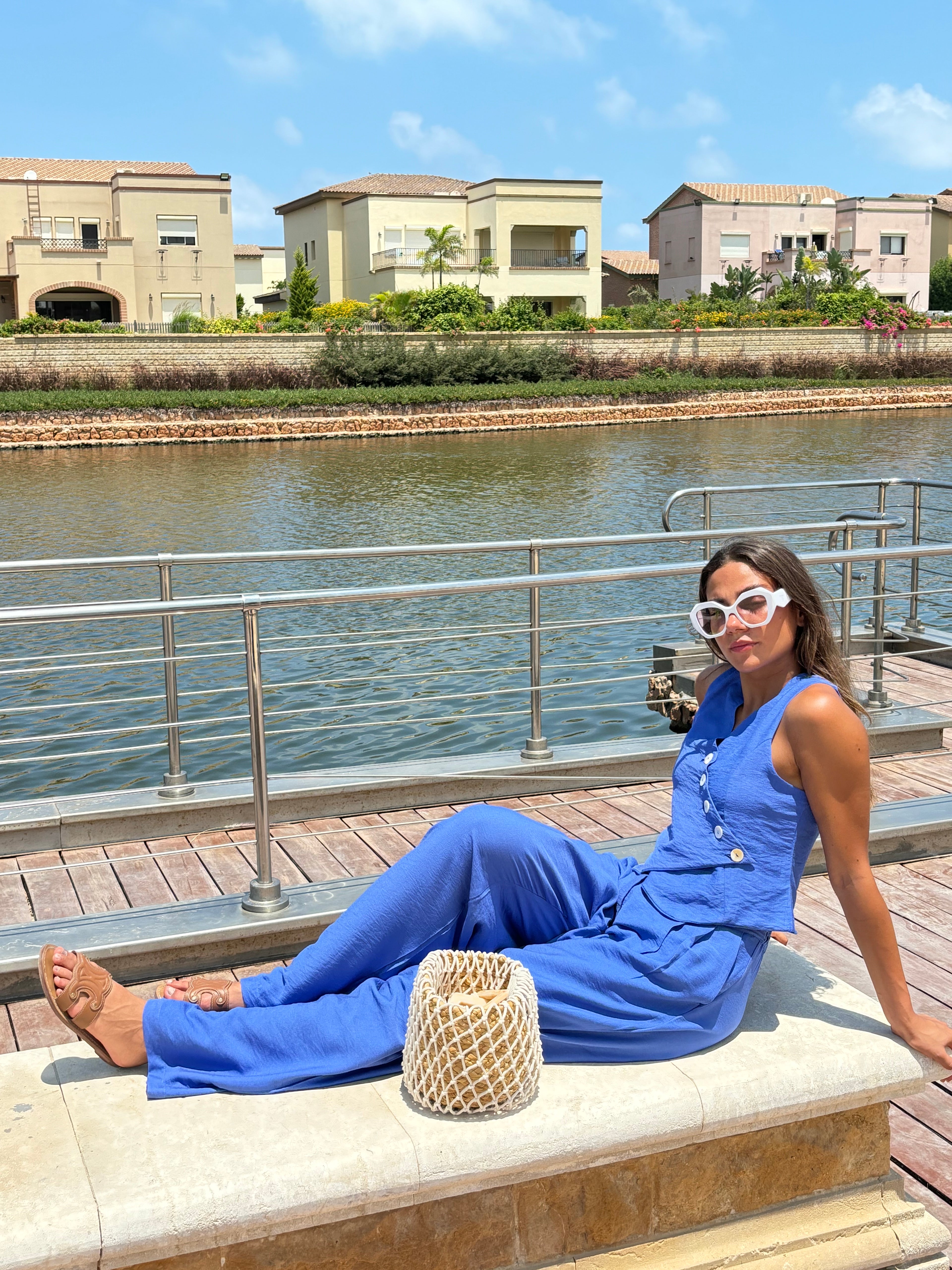 Lush Linen Set (Blue)