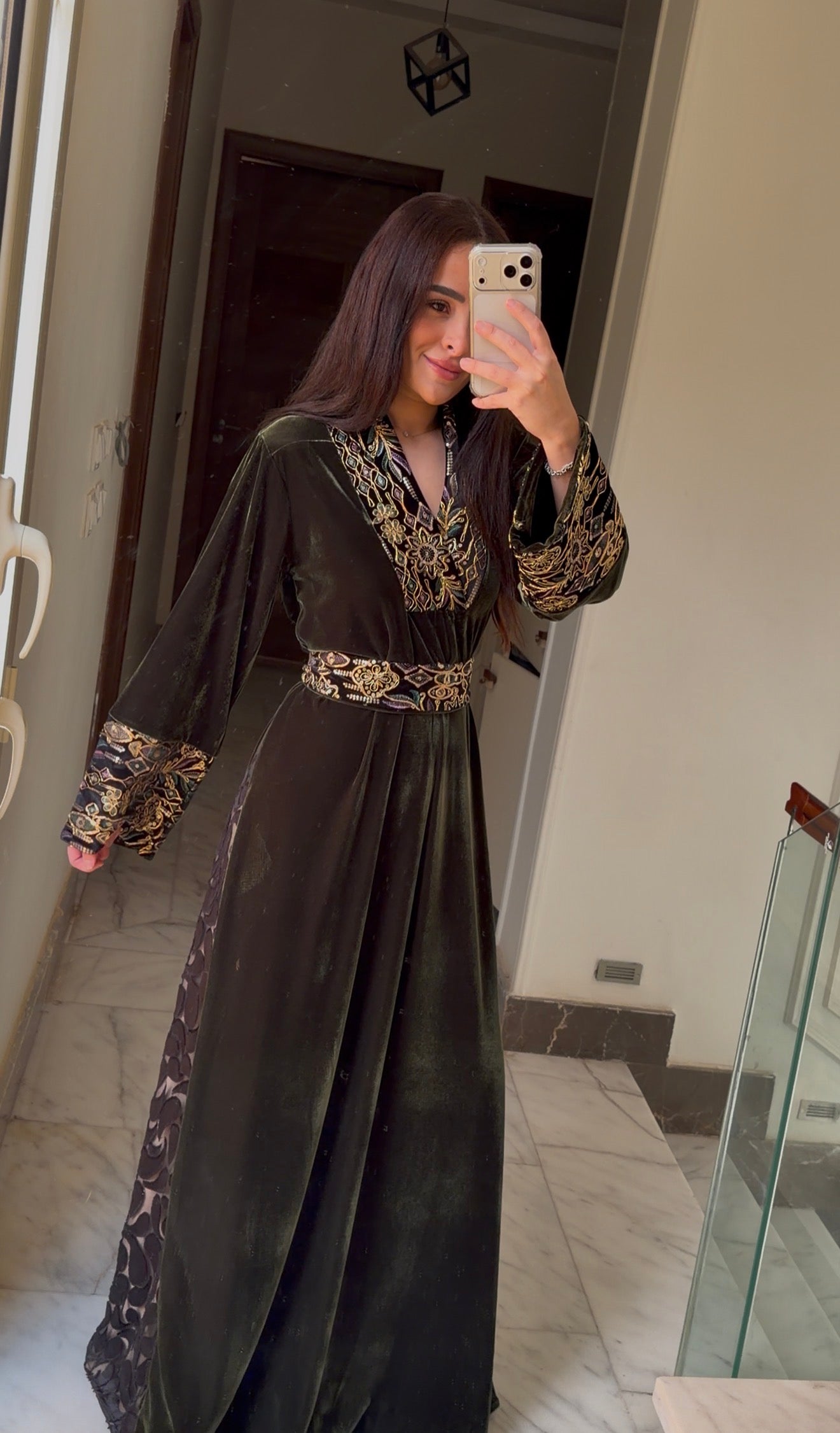 Sahara Olive Abaya