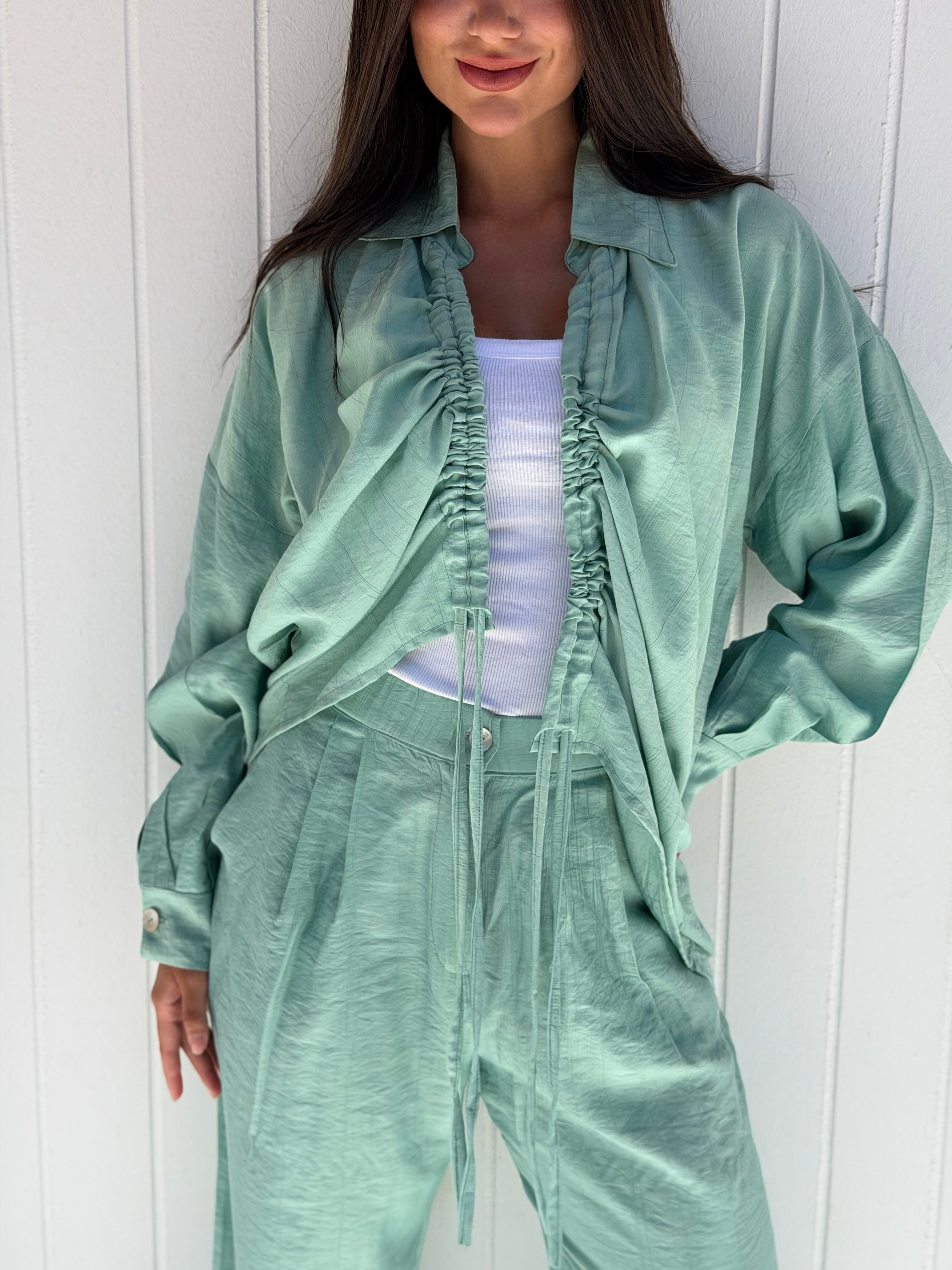 The Meadow Top (only) in Mint