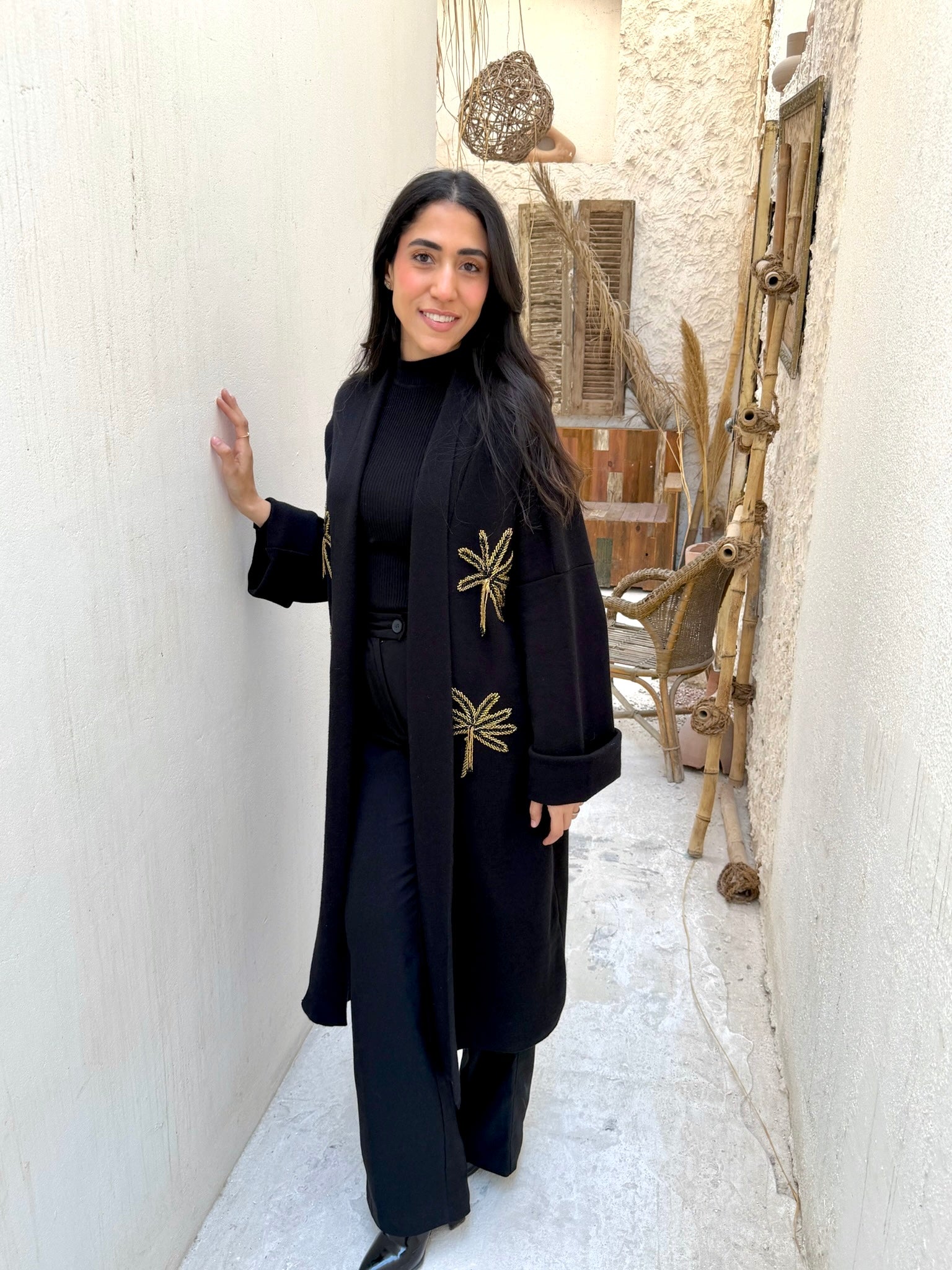 Palm Knitted Cardigan