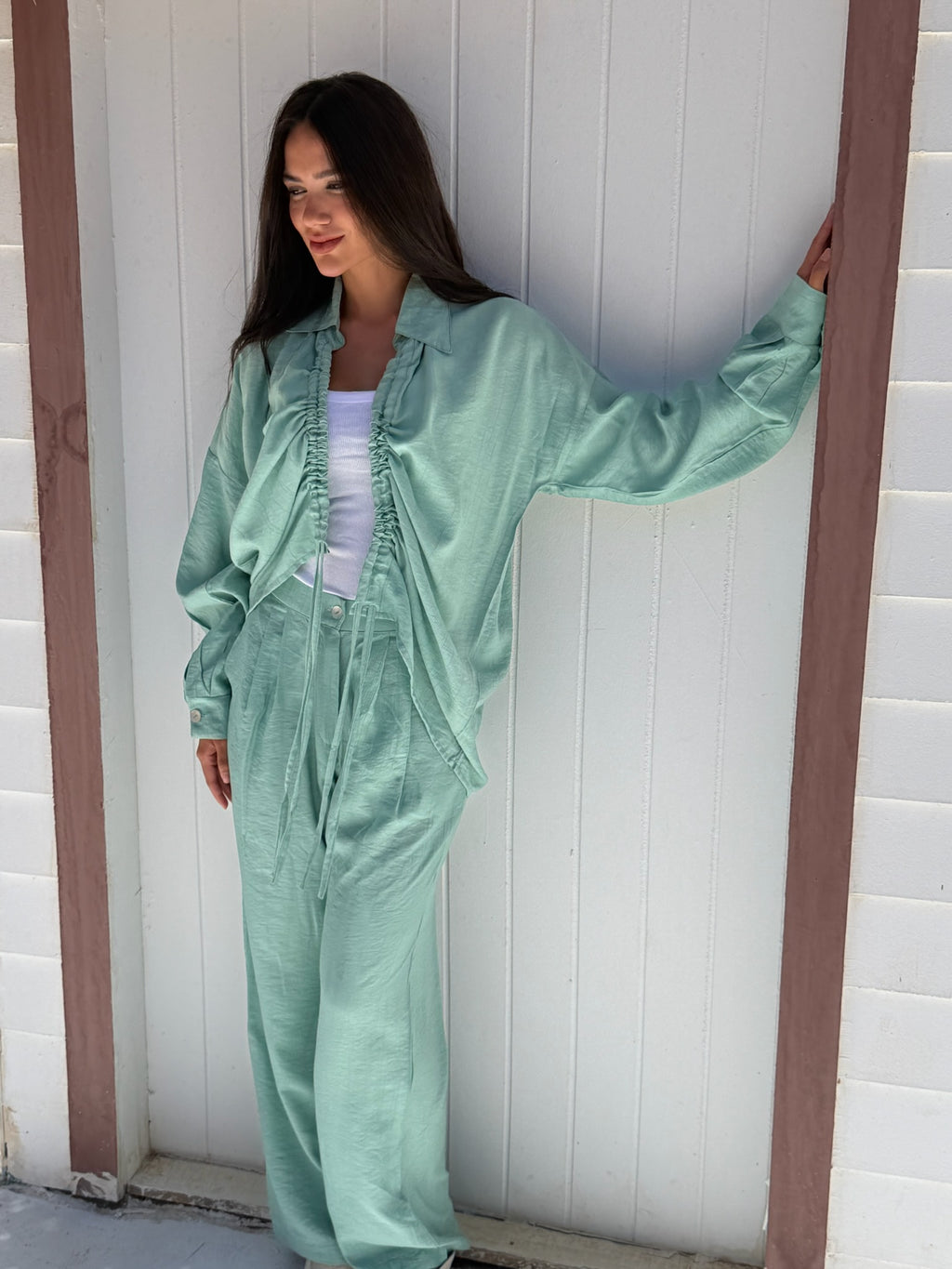 The Meadow Top (only) in Mint