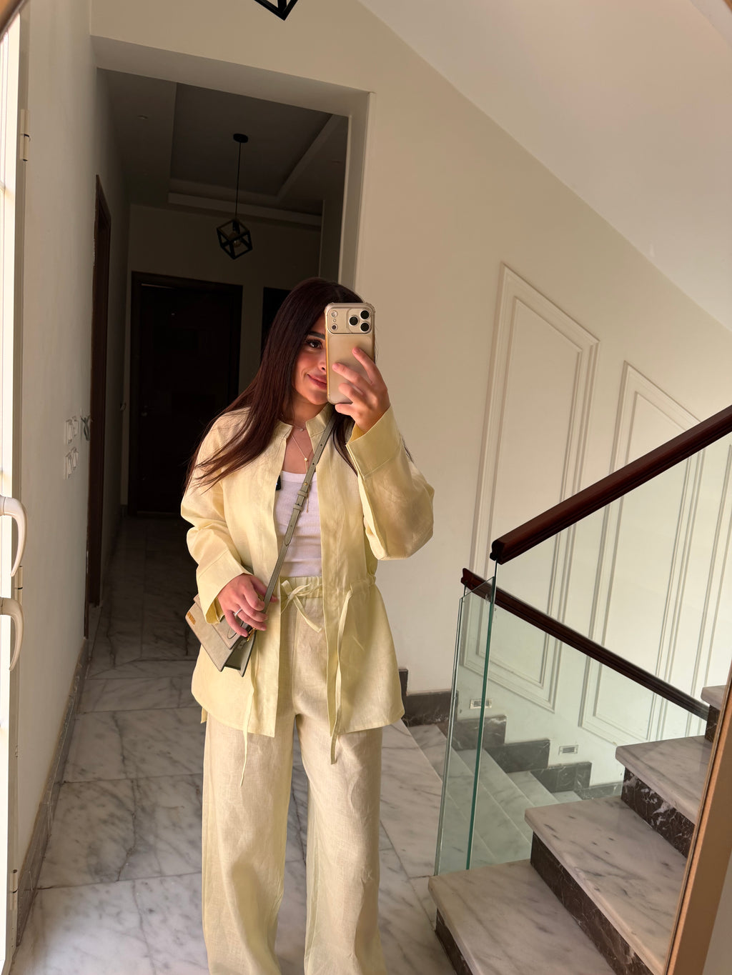 The Soleil Set in Butter Yellow