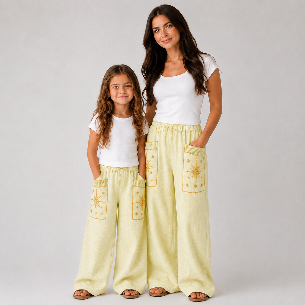 The Kids Nomad Pants (only) in Butter Yellow