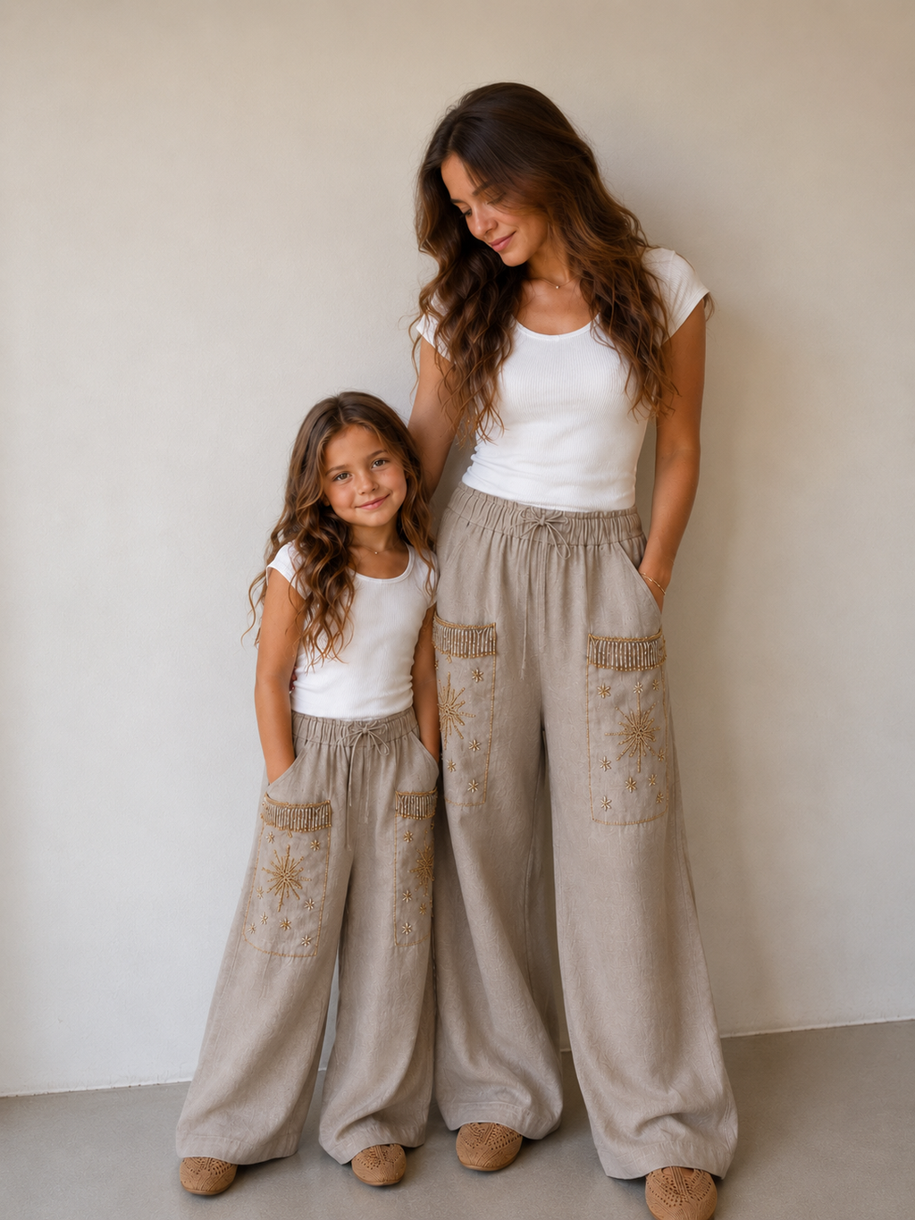 The Kids Nomad Pants (only) in Taupe