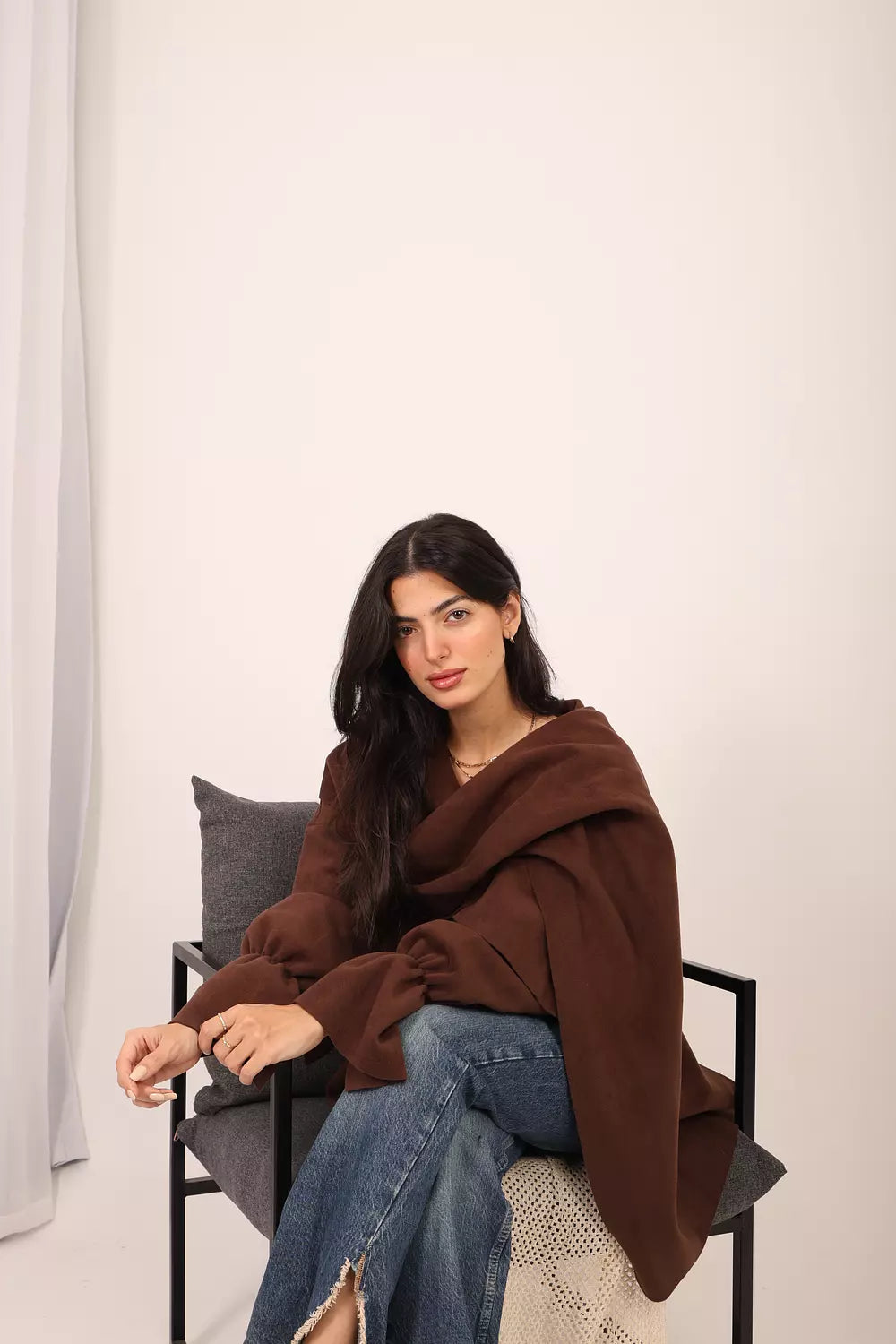 Mocha Scarf Jacket